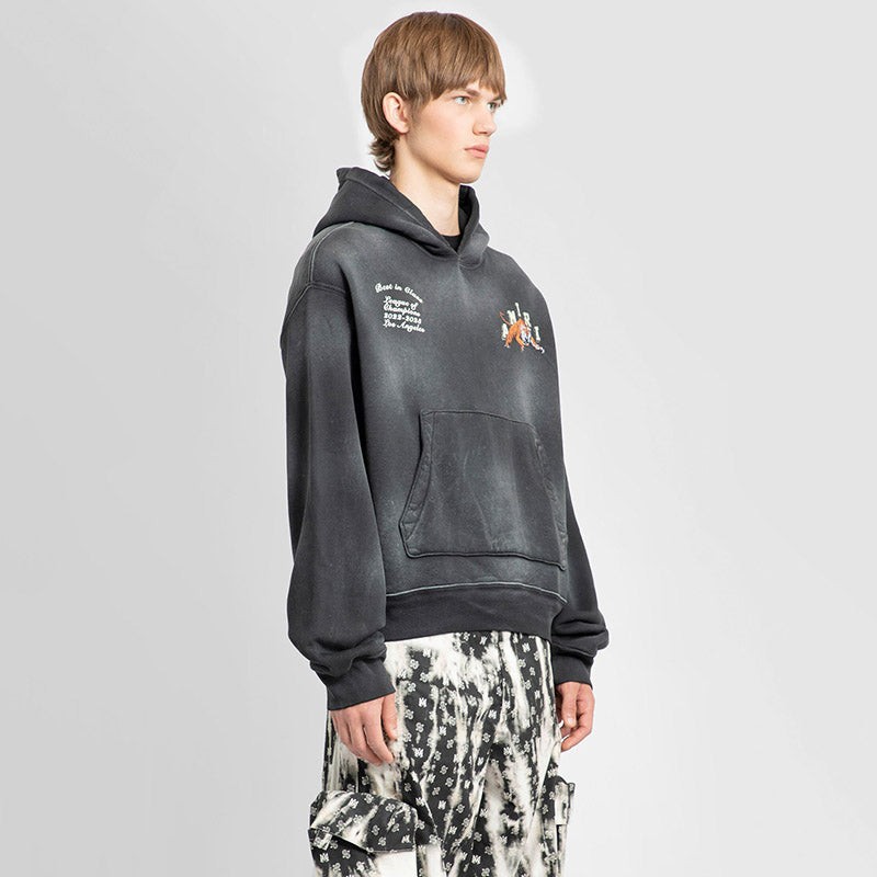 Amiri Fashion hoodie Thickening