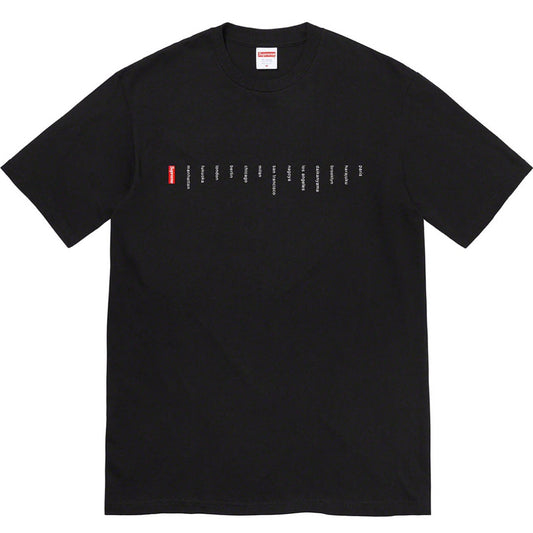 Supreme Location Tee – 100% Cotton Graphic Tee