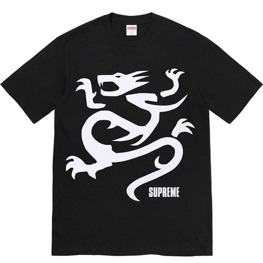 Supreme Mobb Deep Dragon T-Shirt — Black / White / Grey