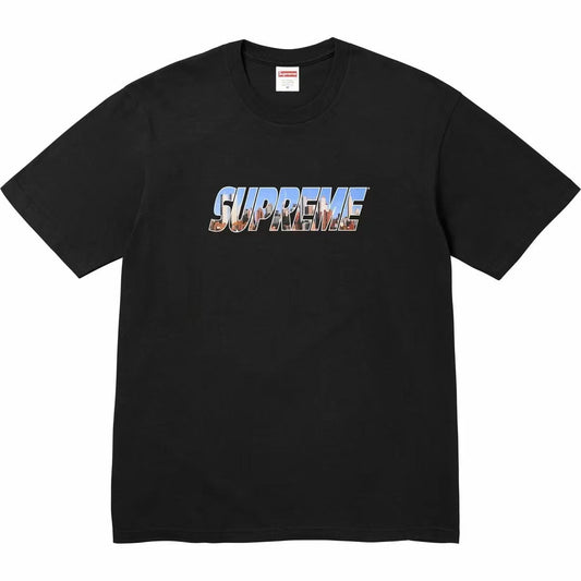 Supreme FW23 Week 1 Gotham Tee — Black / White