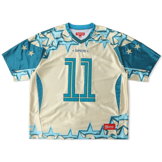 Supreme Stars Football Jersey — Beige / Orange