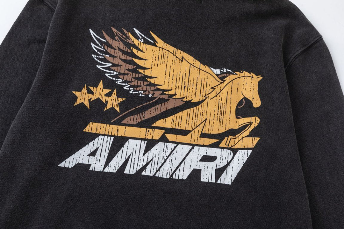 Amiri Fashion Vintage Hoodie