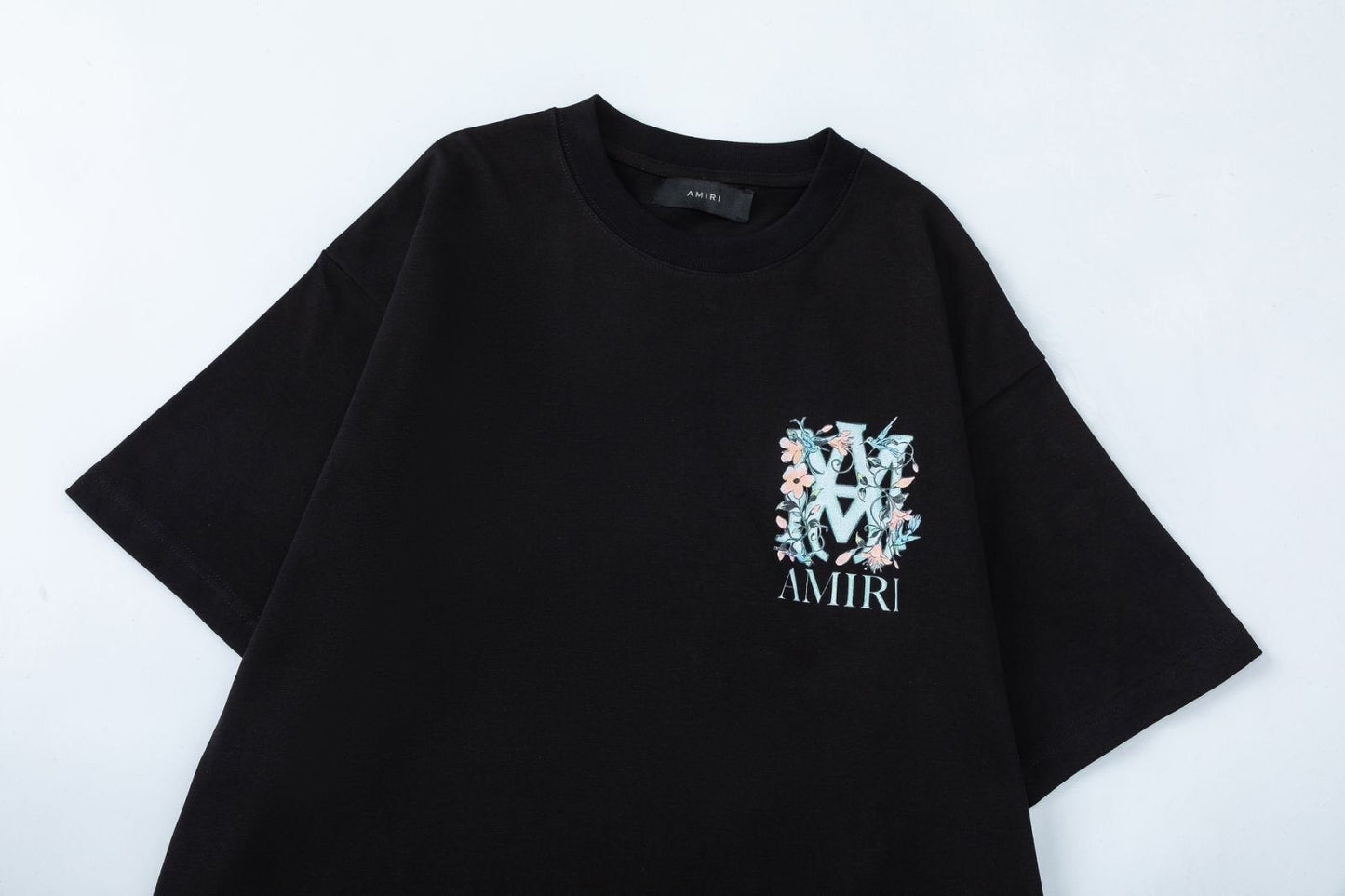 AMIRI Floral Logo-Print T-Shirt