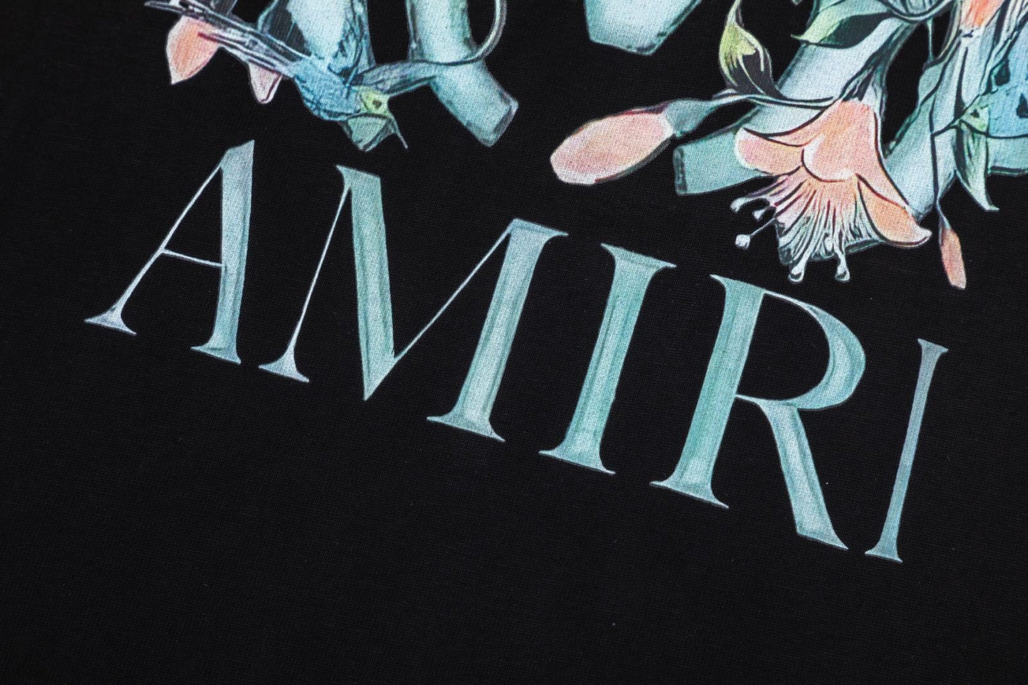AMIRI Floral Logo-Print T-Shirt