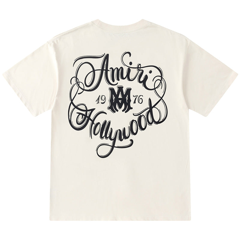 AMIRI Hollywood Lettering-Print T-Shirts
