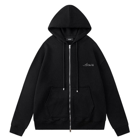 AMIRI Relaxed Zip Up Hoodies