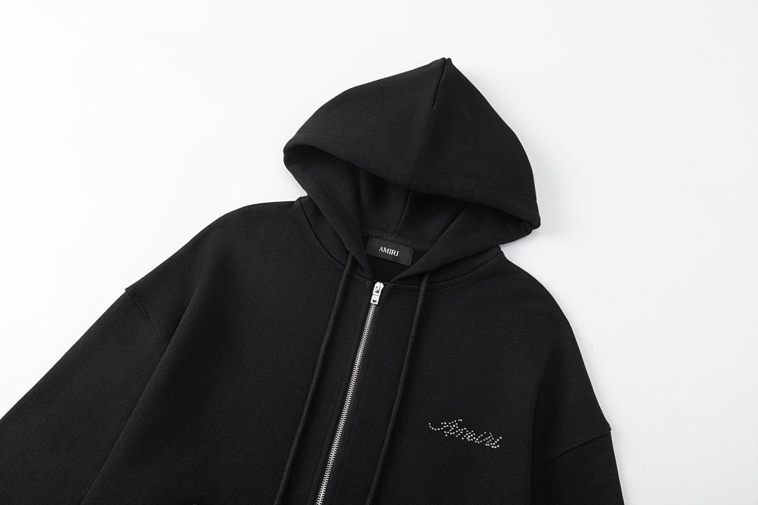 AMIRI Relaxed Zip Up Hoodies