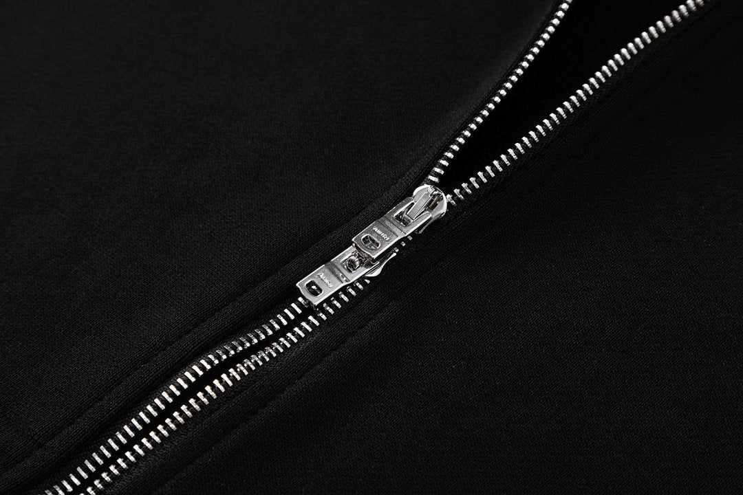 AMIRI Logo-Detail Zip-up Hoodie