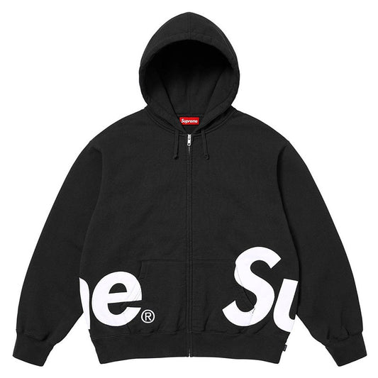 Supreme Big Logo Zip Up Hooded Sweatshirt