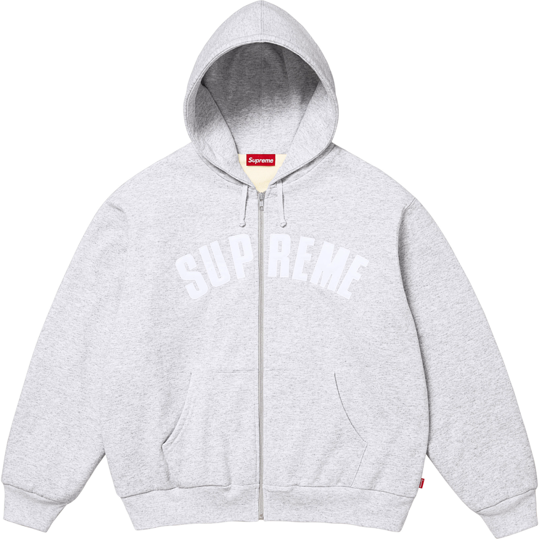 Supreme 25FW Thermal Lined Zip Up Hooded Sweatshirt