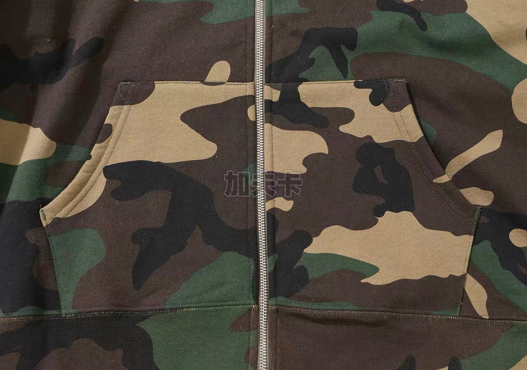 Supreme S Logo Zip Up Hooded Sweatshirt
