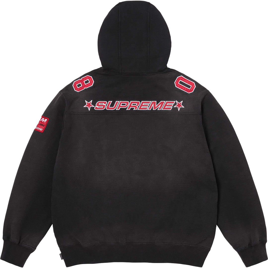 Supreme SS26 Football Jersey Hooded Sweatshirt