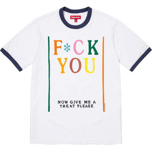 Supreme Mike Kelley Ringer Tee — White