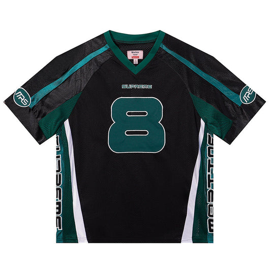Supreme Martine Rose Football Jersey — Black / White