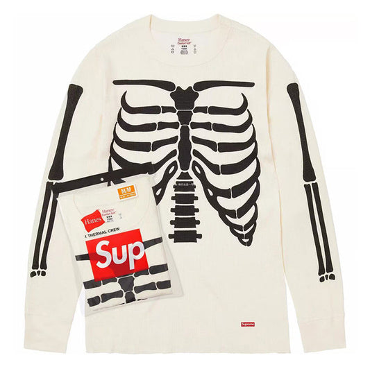 Supreme Hanes Bones Thermal Crew