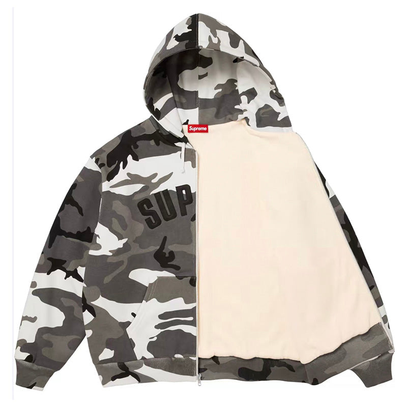Supreme Arc Thermal Lined Zip Up Hooded Sweatshirt