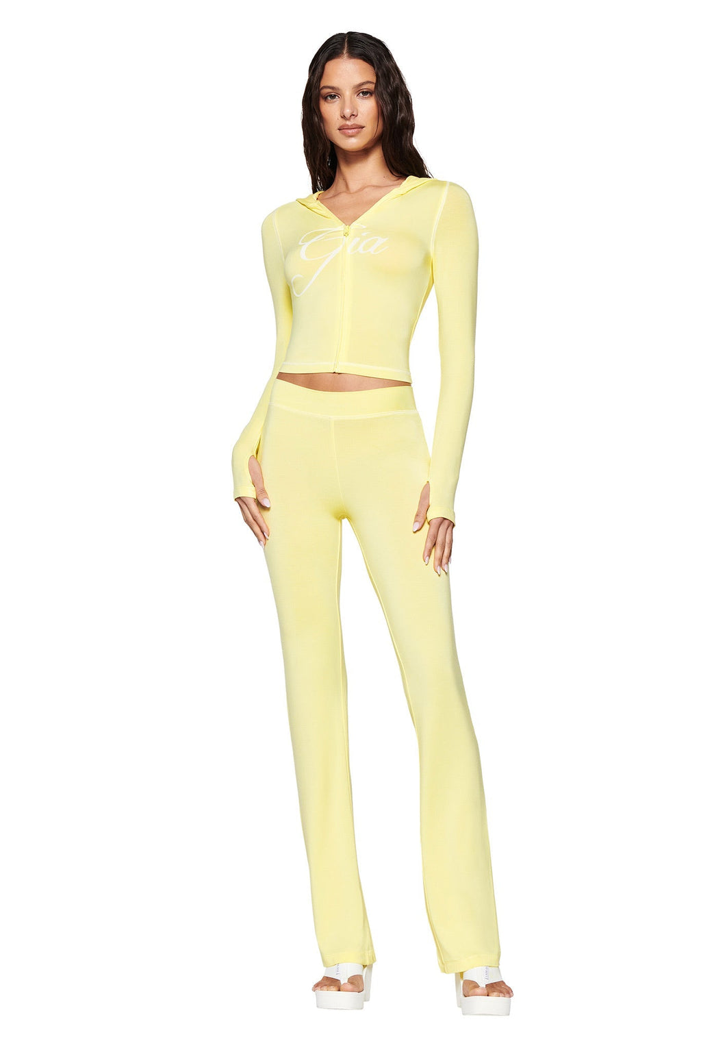 BLARE TRACKPANT - YELLOW : PALE YELLOW
