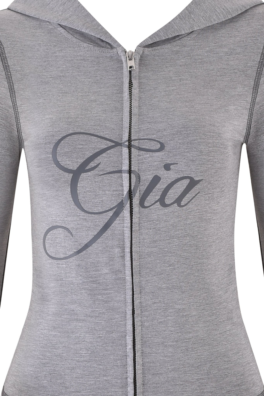 BLARE JERSEY HOODIE - GREY : HEATHER GREY