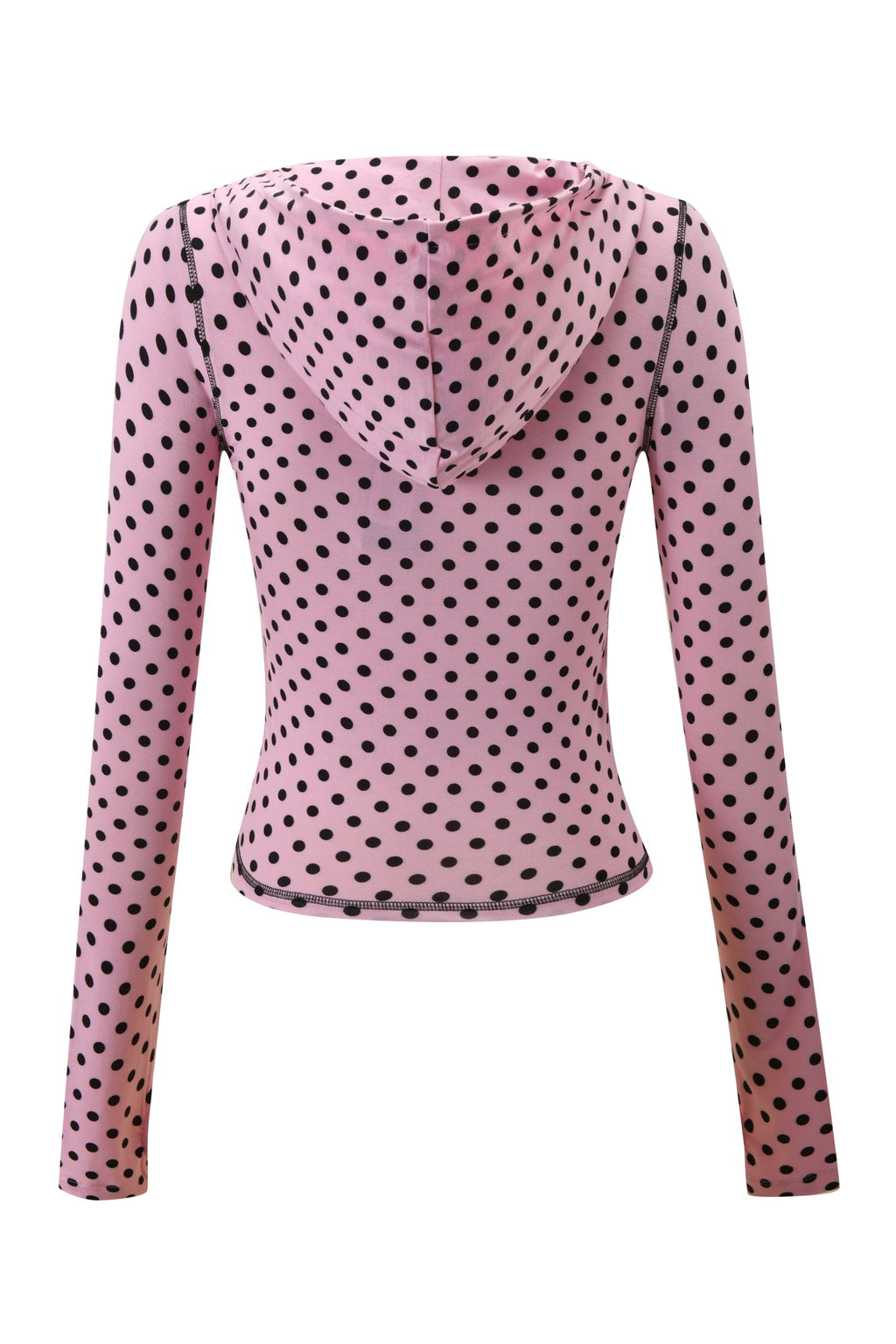 BLARE HOODIE - PINK POLKA DOT