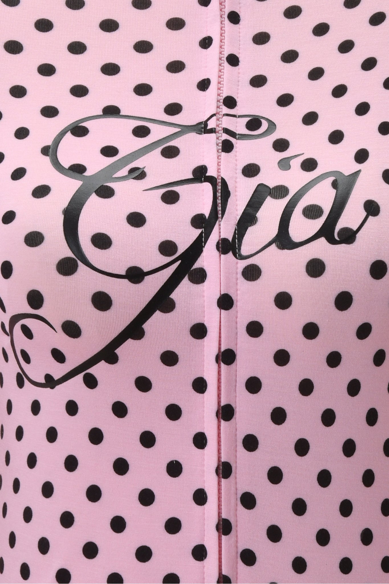 BLARE HOODIE - PINK POLKA DOT