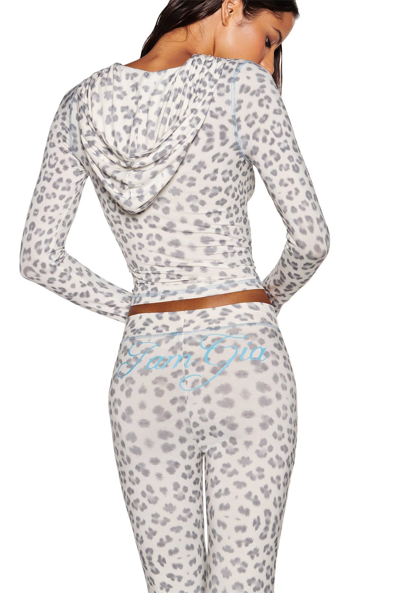 BLARE HOODIE - SNOW LEOPARD : WINTER WILD CARD