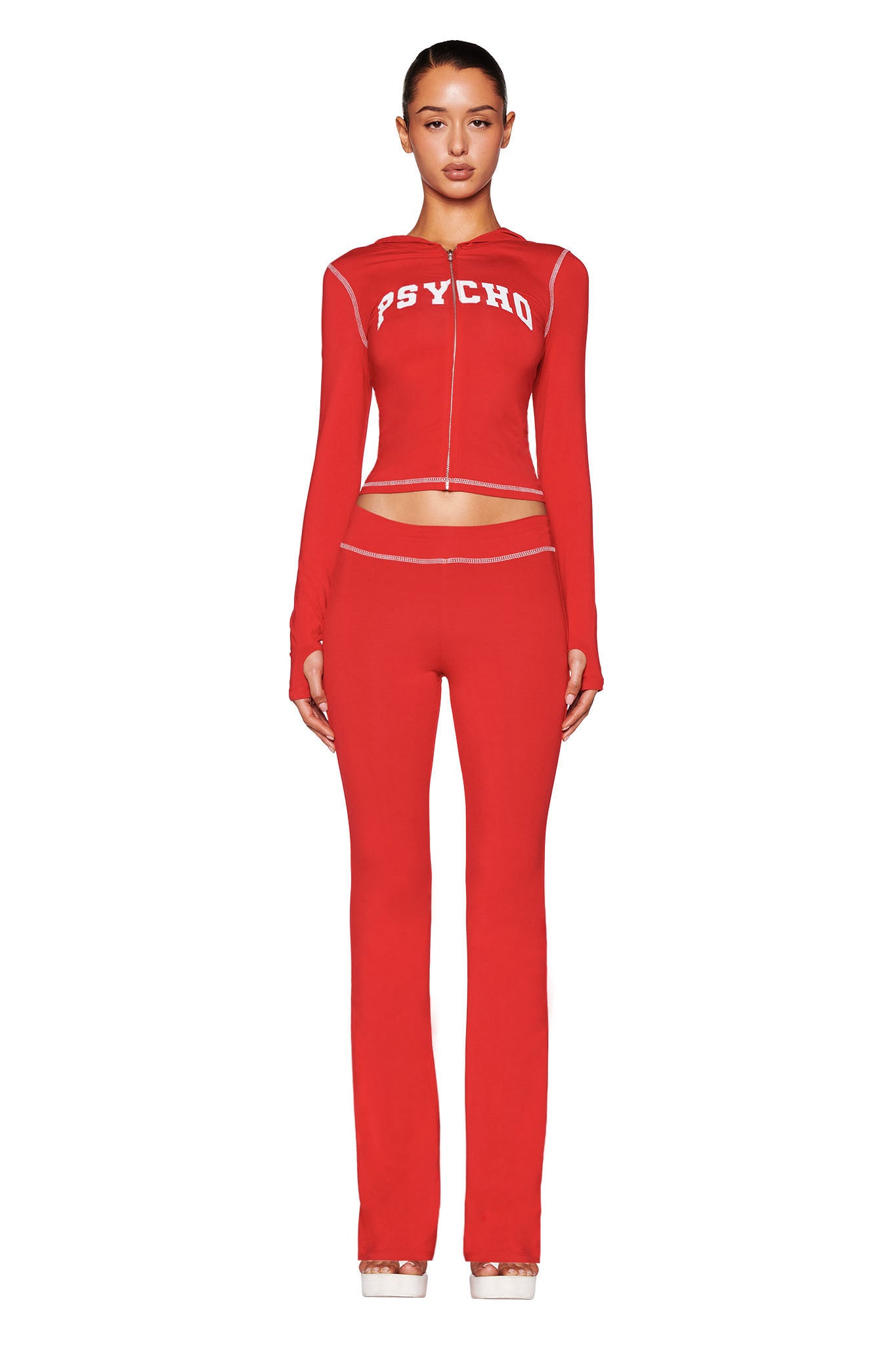 BLARE HOODIE - RED : PSYCHO : SALSA