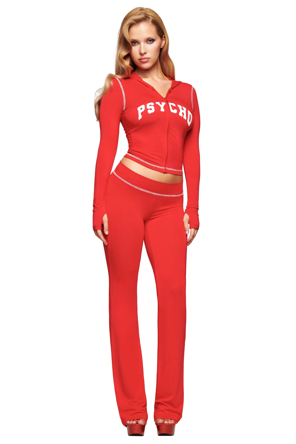 BLARE TRACKPANT - RED : PSYCHO : SALSA