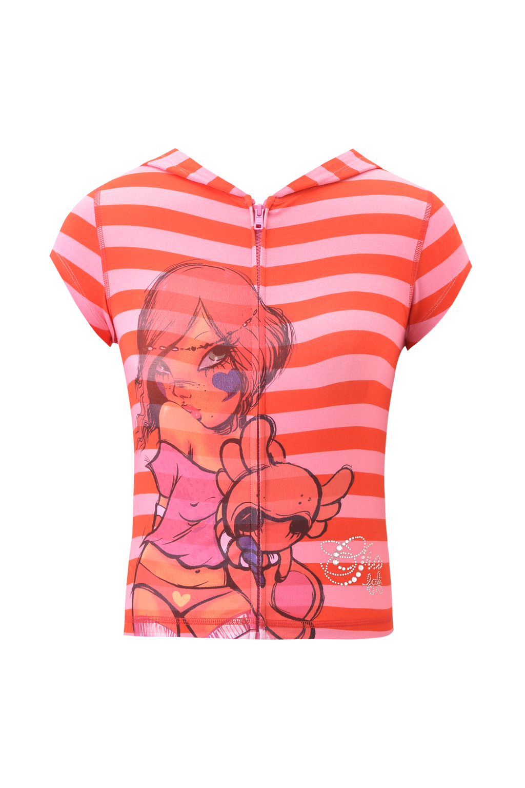 FAFI BLARE CAP SLEEVE SET - PINK STRIPE