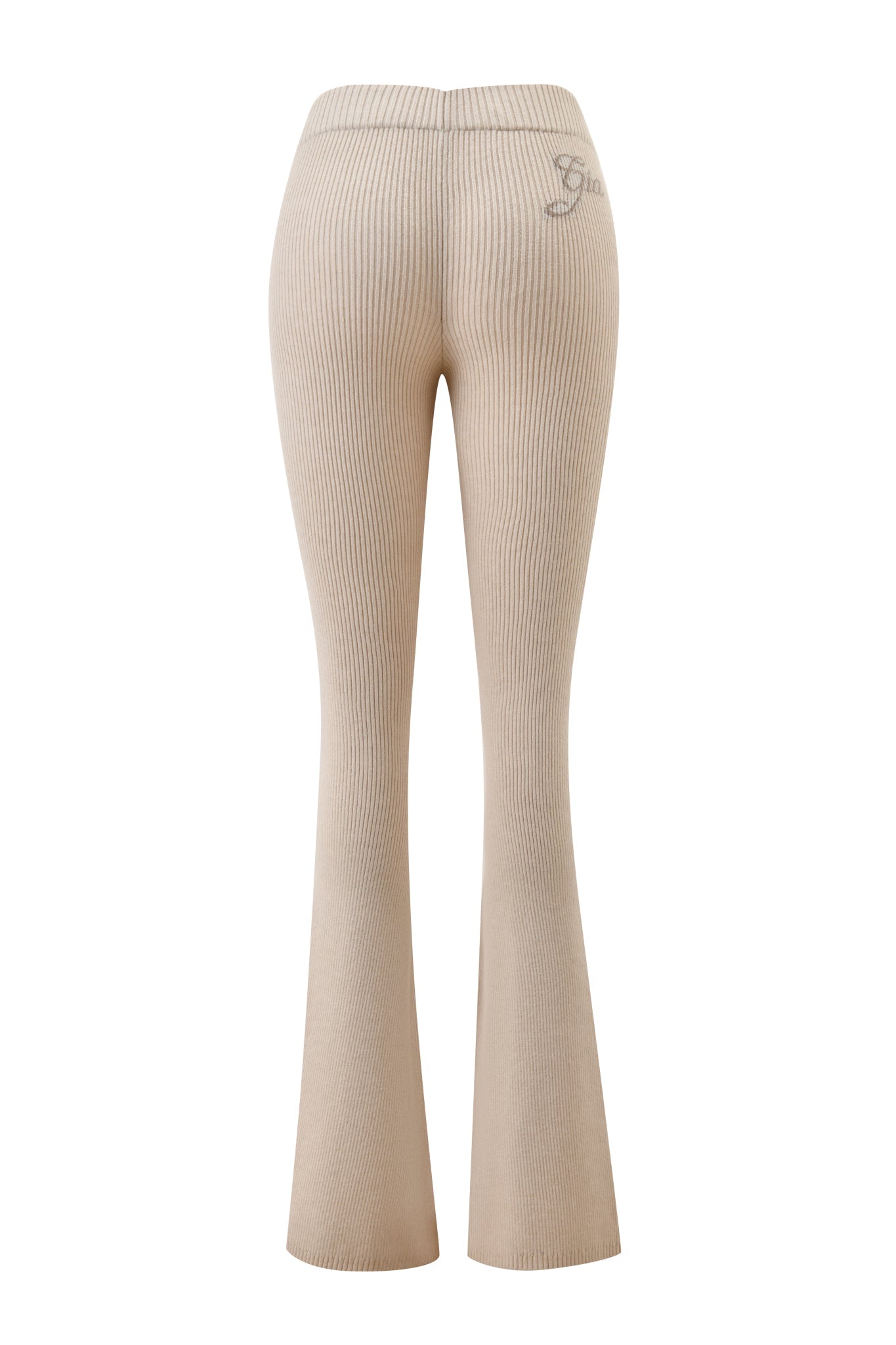 BLARE KNIT TRACKPANT - CREAM