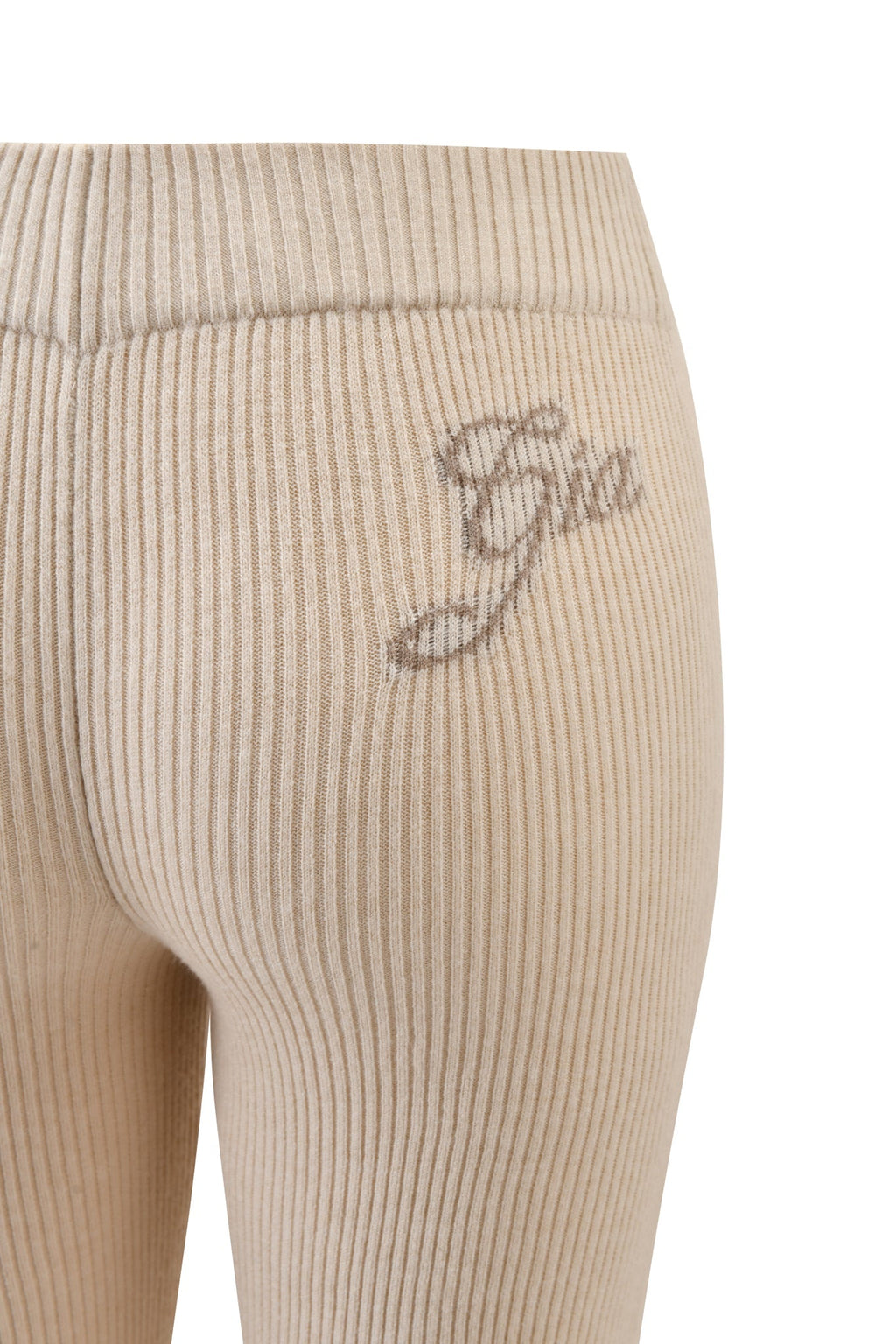 BLARE KNIT TRACKPANT - CREAM