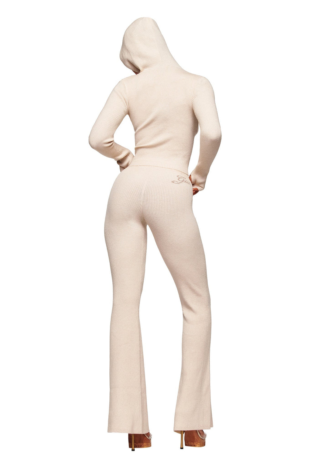 BLARE KNIT TRACKPANT - CREAM