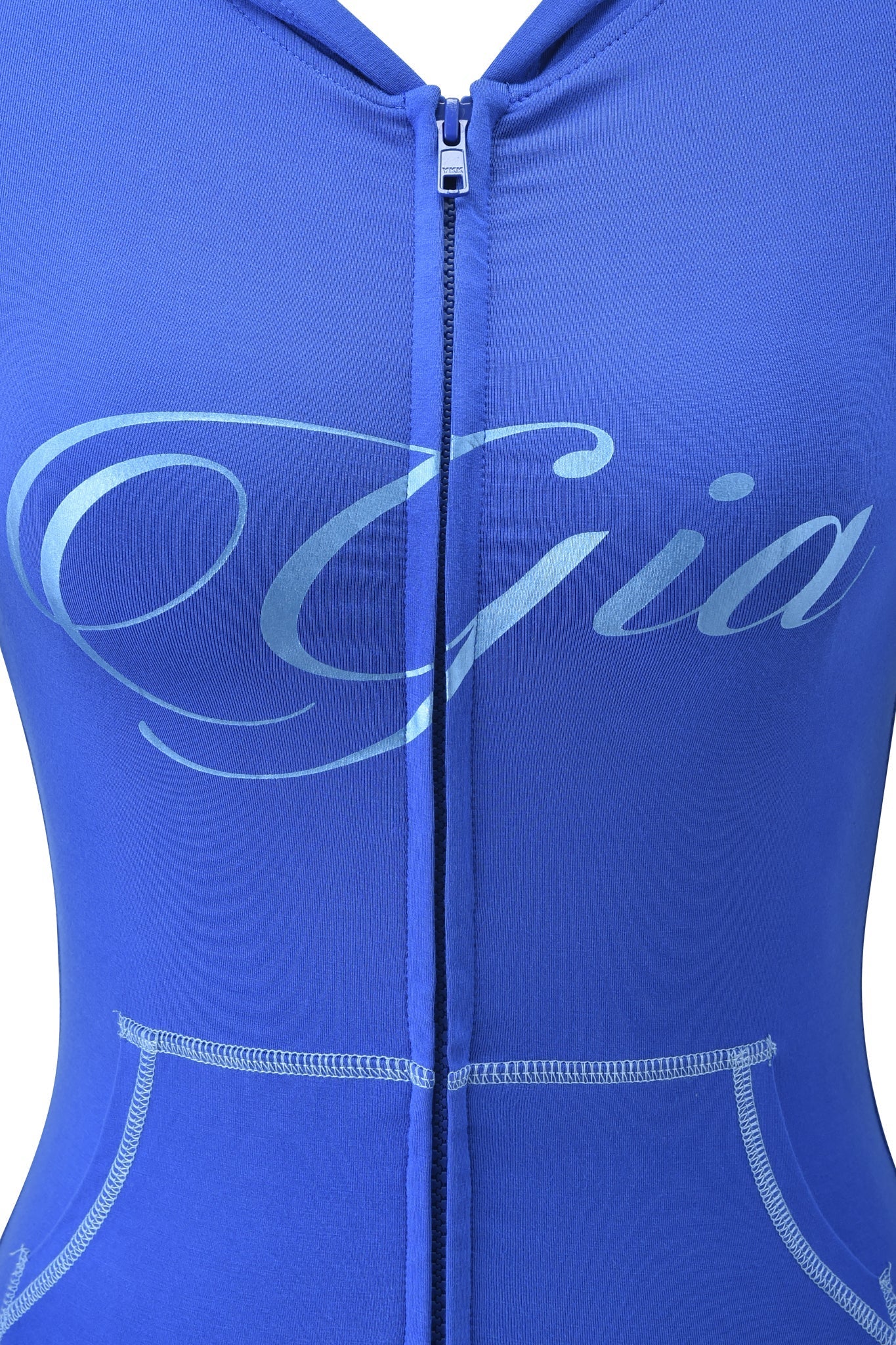 BLARE FORM POCKET HOODIE - COBALT FOIL