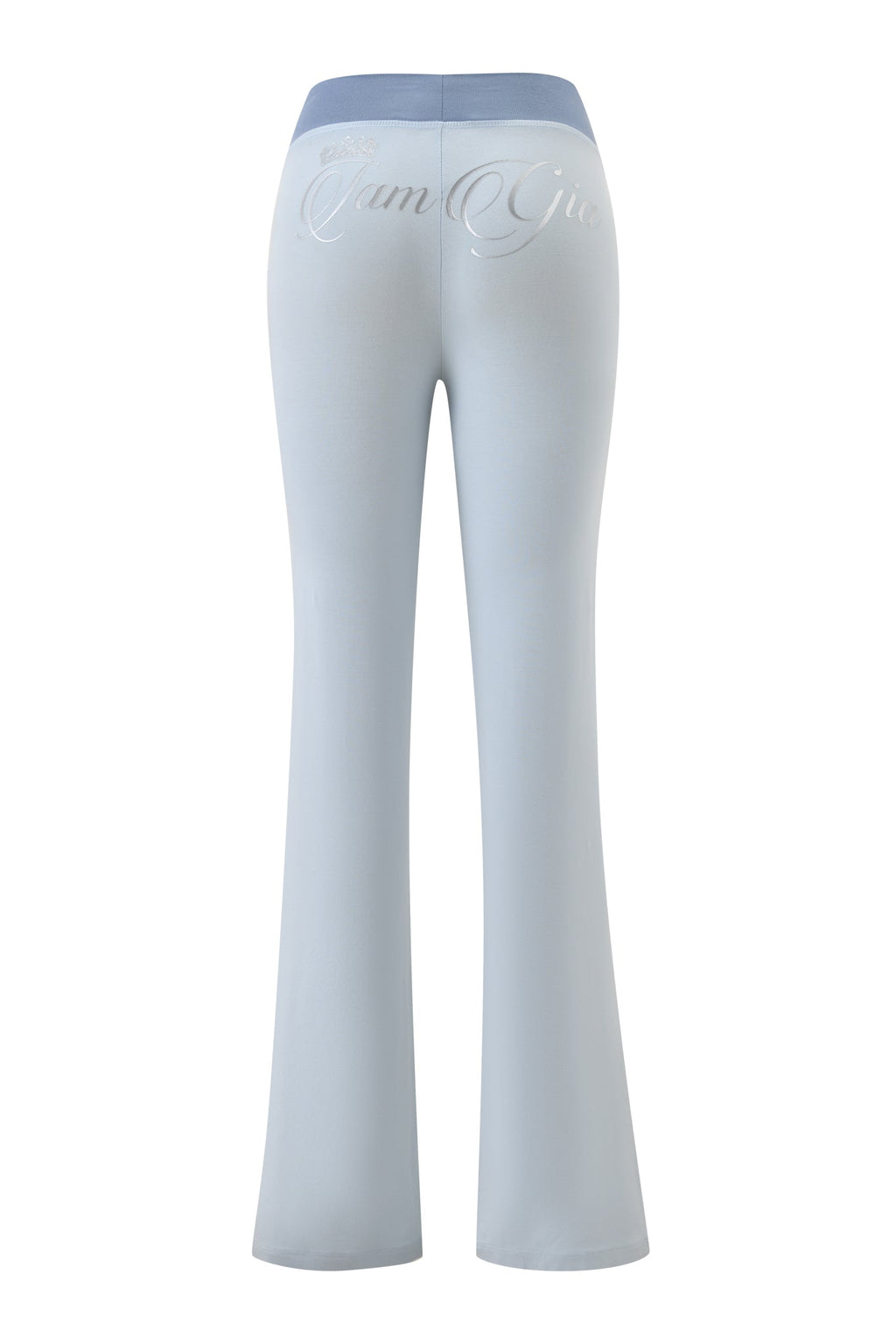 BLARE LOWER RISE TRACKPANT - TWO TONE POWDER BLUE
