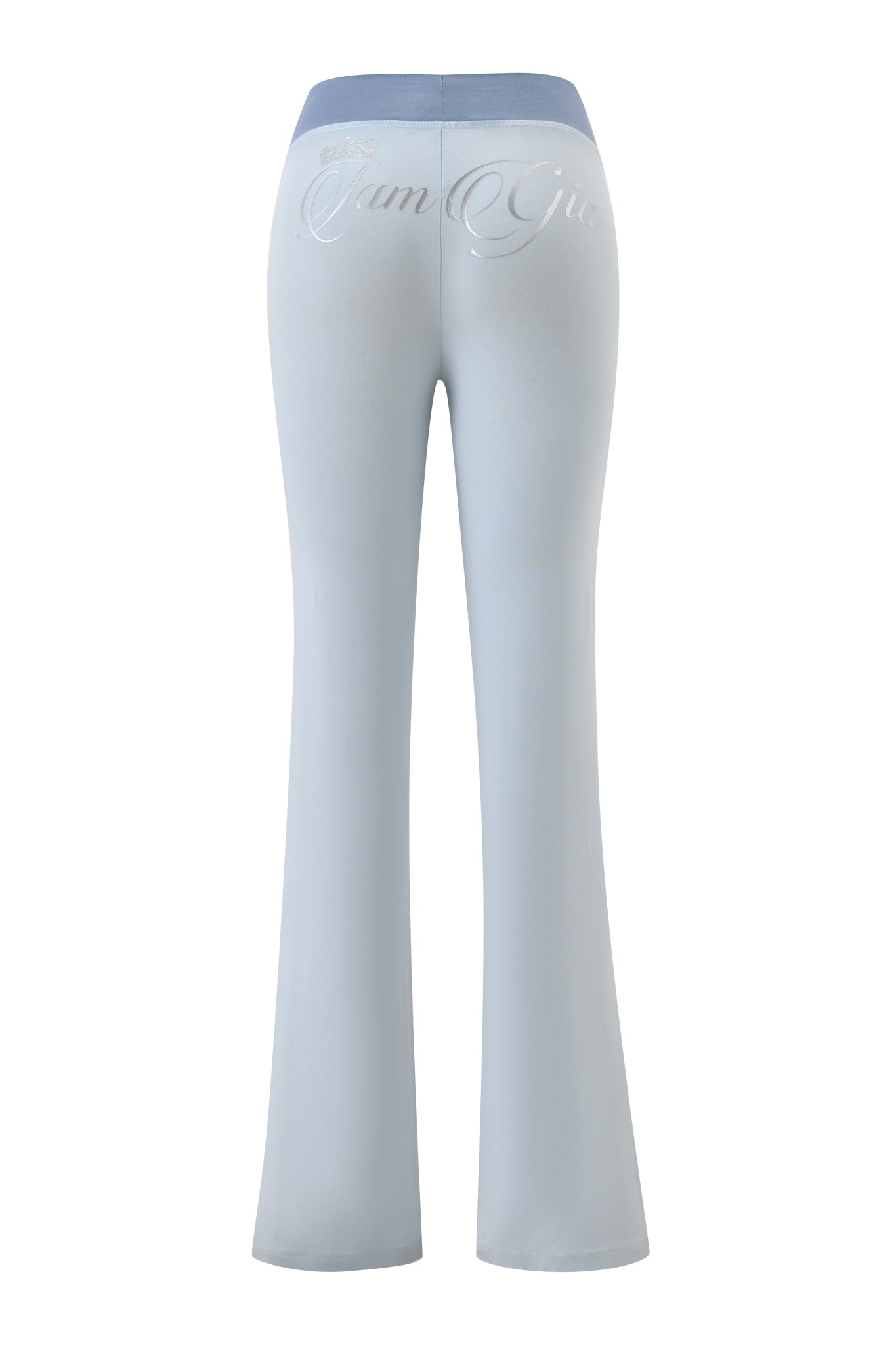 BLARE LOWER RISE TRACKPANT - TWO TONE POWDER BLUE