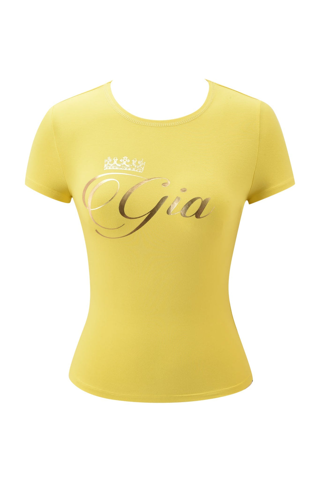 BLARE FORM TEE - YELLOW GOLD FOIL