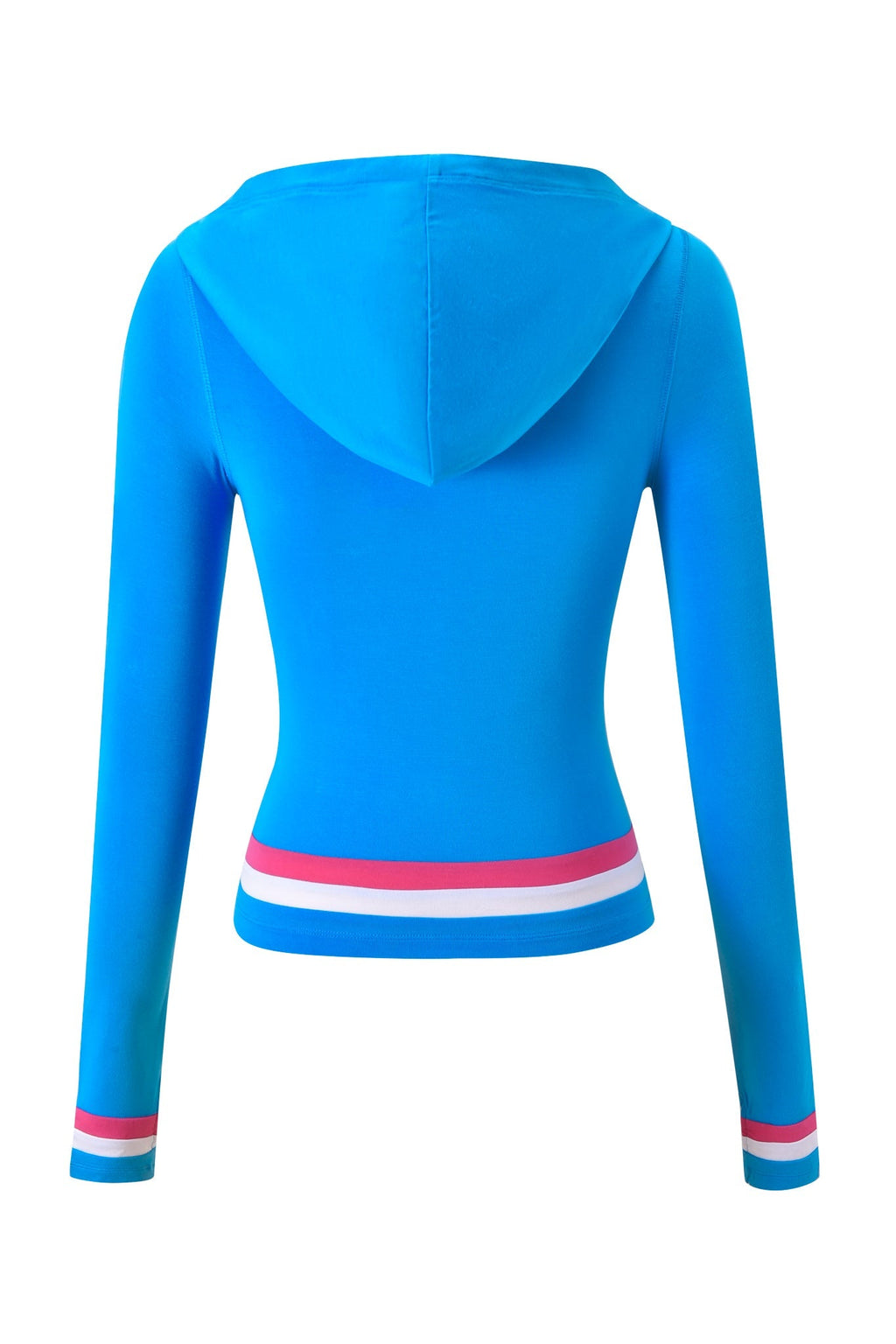 BLARE STRIPED HOODIE - SKY BLUE