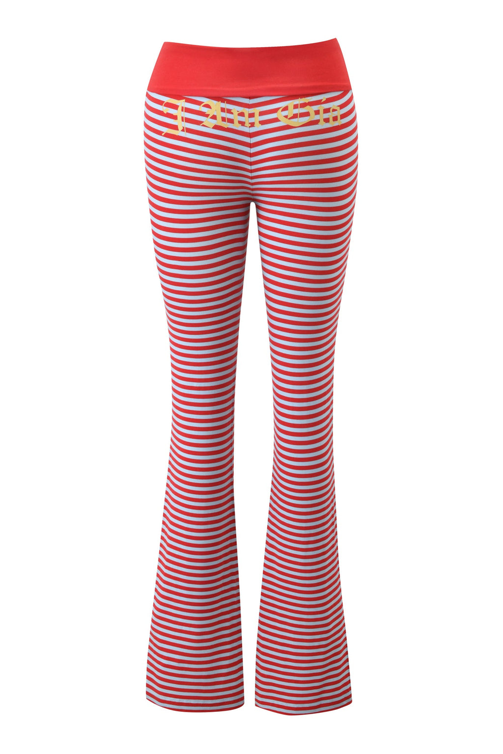 BLARE FOLDOVER TRACKPANT - RED AND BLUE STRIPE