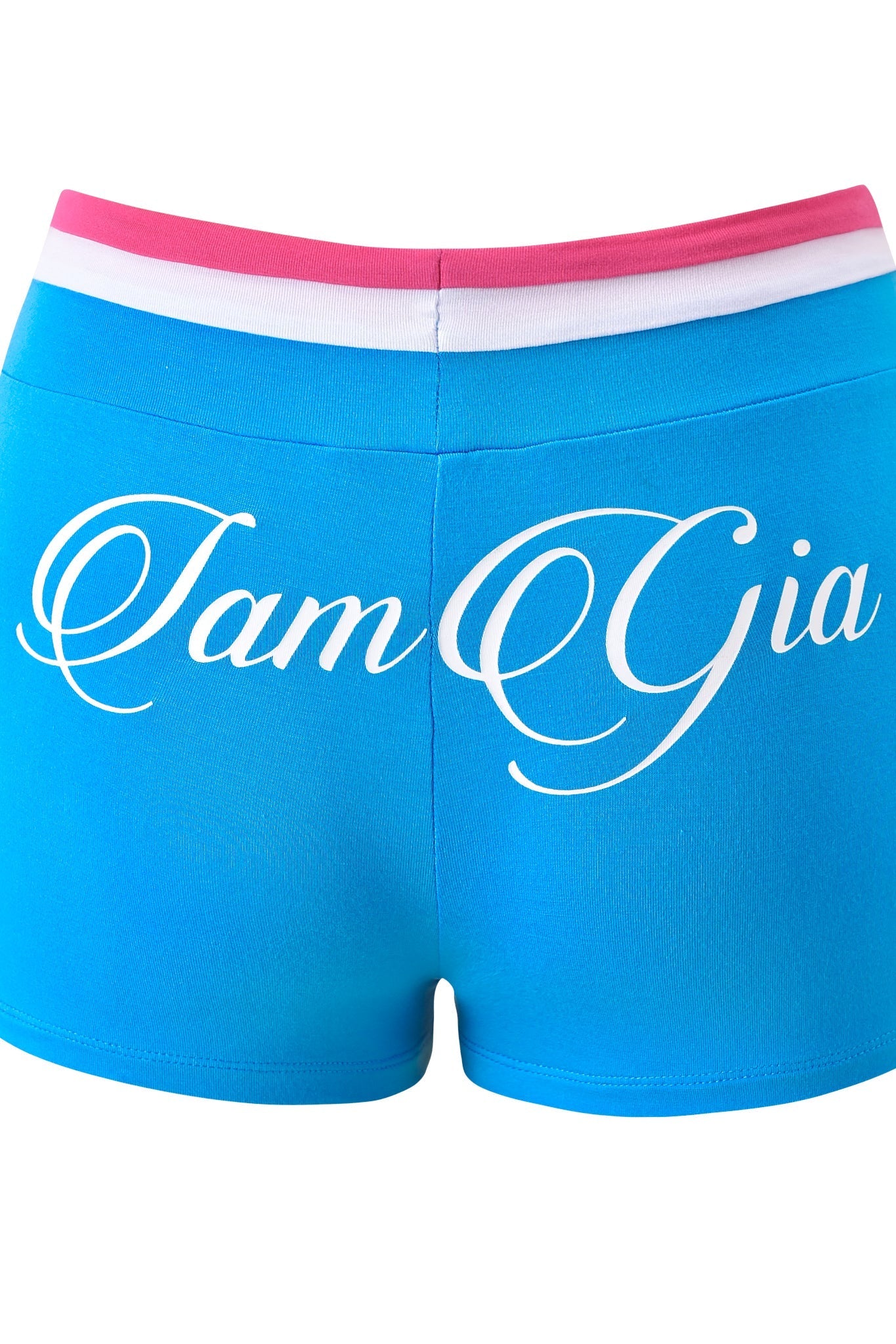 BLARE STRIPED SHORT - SKY BLUE