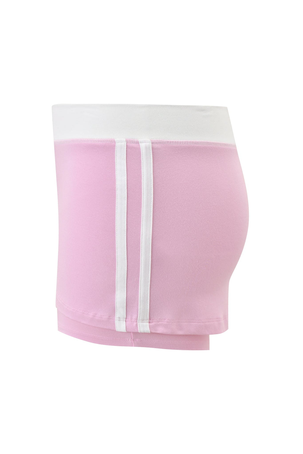 BLARE PIPING MICRO SKORT - BABY PINK AND WHITE