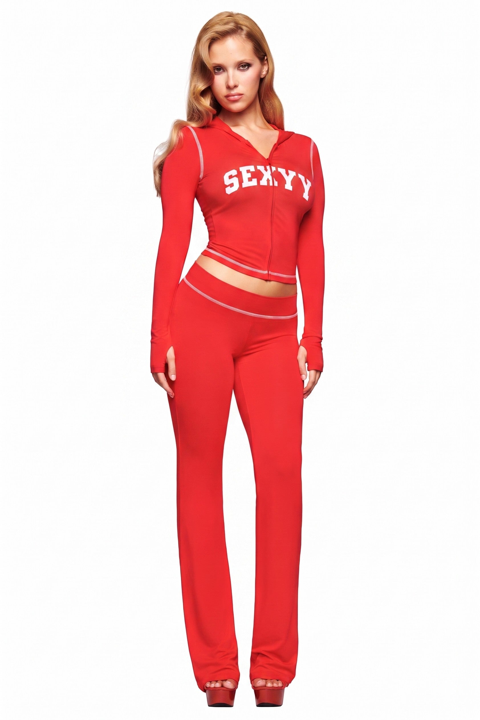 I.AM.GIA X SEXYY RED BLARE TRACKPANT - RED