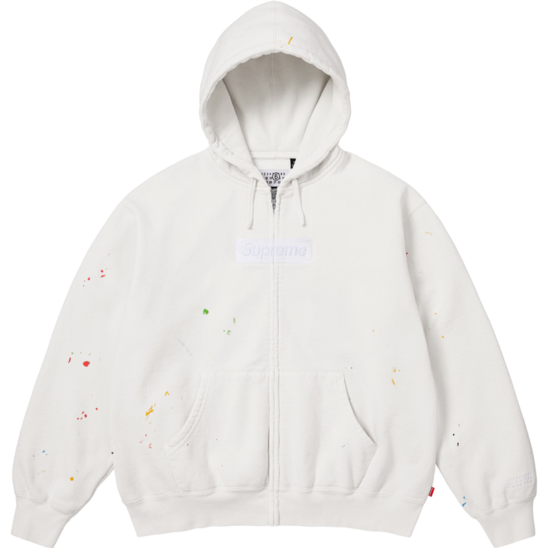 Supreme MM6 Maison Margiela Box LogoZip Up Hoodies