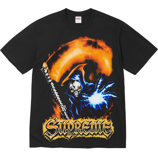 Supreme Grim Reaper Tee — Black / White