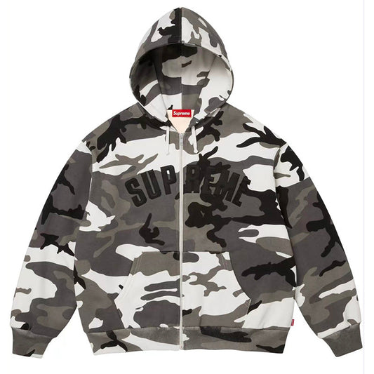 Supreme Arc Thermal Lined Zip Up Hooded Sweatshirt