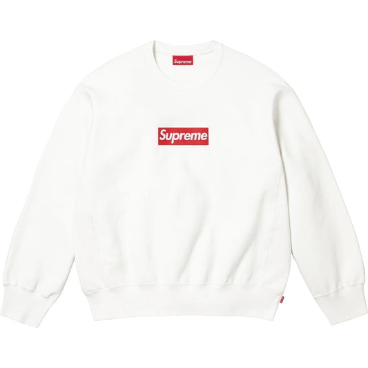 Supreme SS25 Washed Box Logo Crewneck Sweatshirt