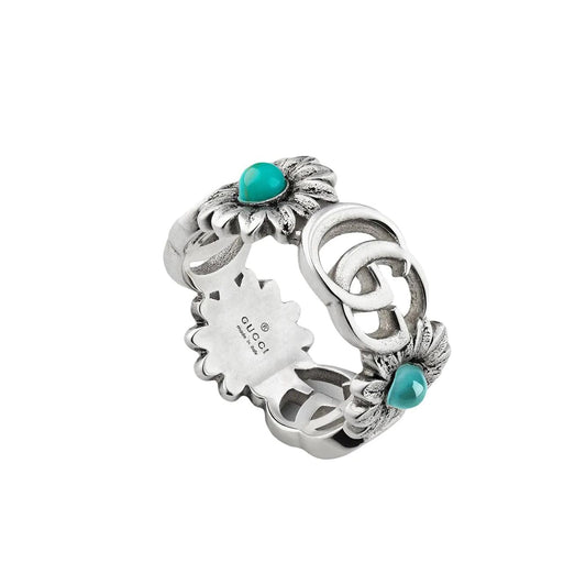 Double Gucci Flowers Ring