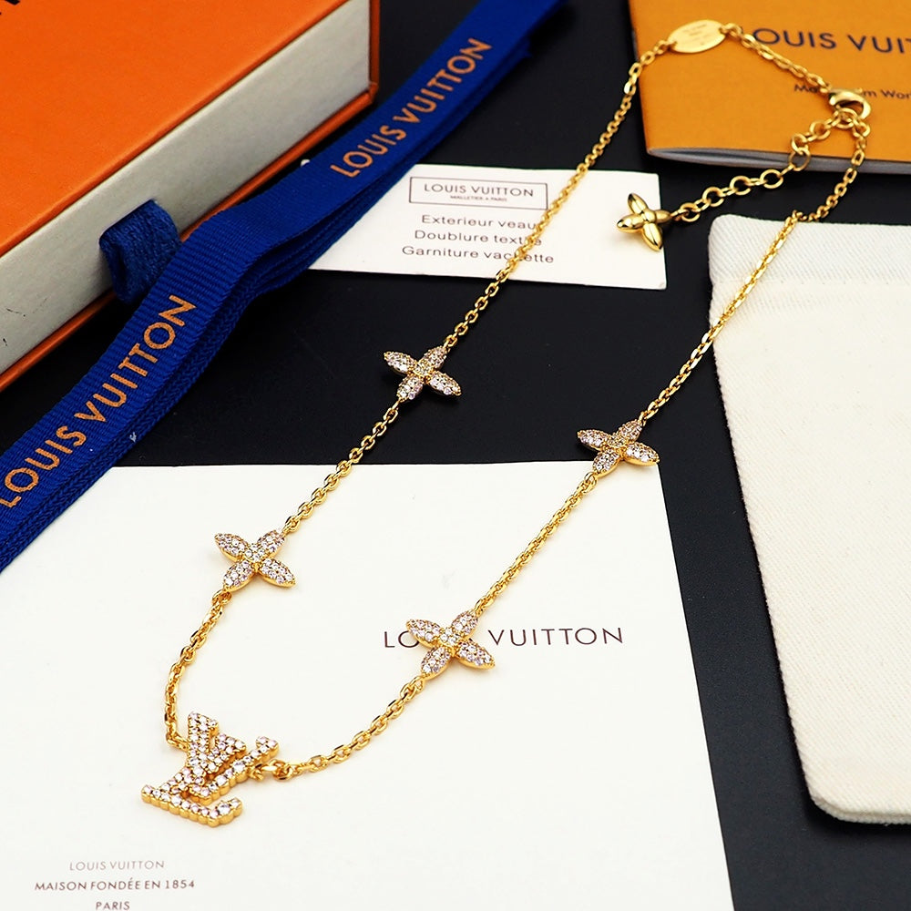 18K Gold Louis Vuitton Iconic Trésor Necklace