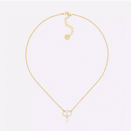 18K Petit Dior Pearl Necklace